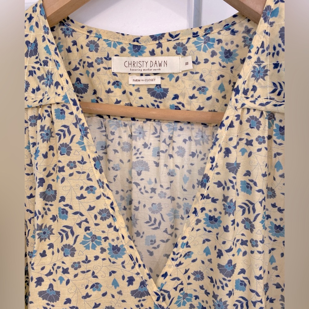 ✨ SOLD ✨ Christy dawn Della farm to closet organic dress xs - Picture 9 of 12